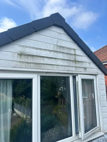 Dormer Window Cleaning Before and After Transformation (image 3 of 4)